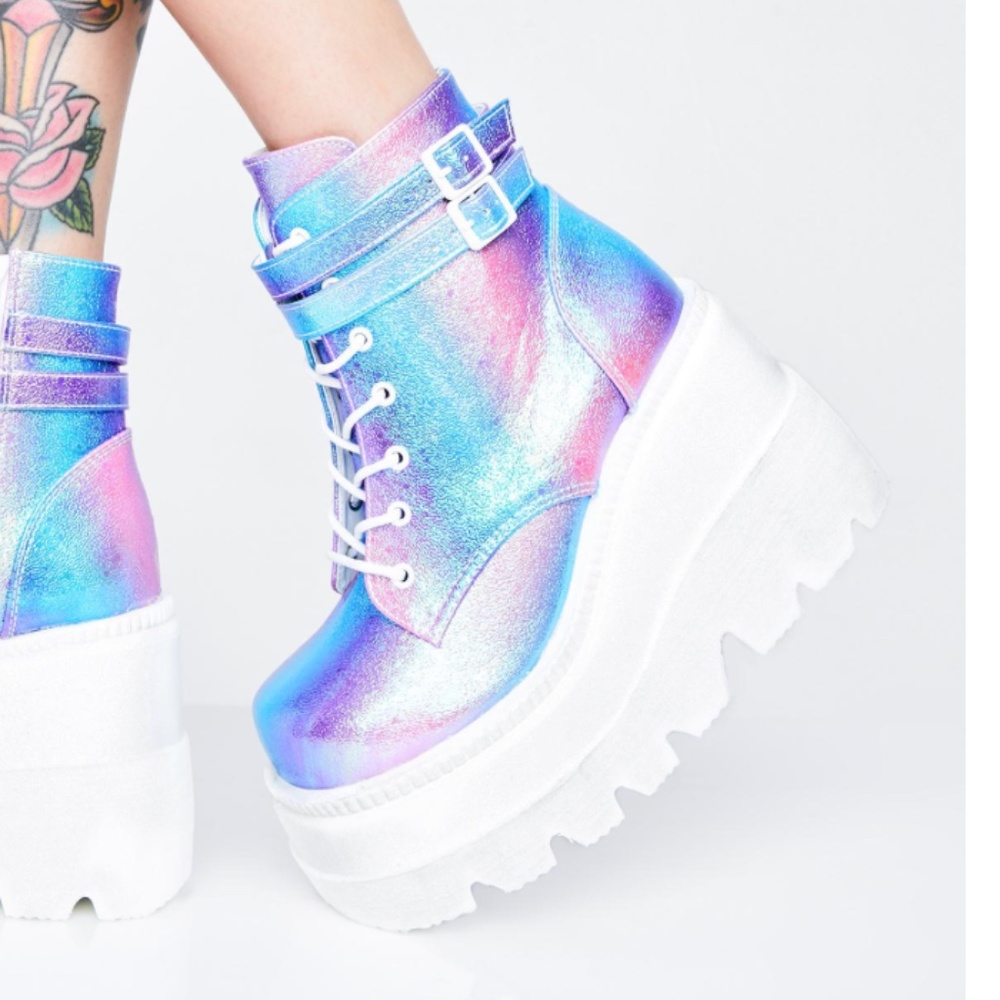 DollSkill/Demonia Fairy Technopagan shoes size 8
